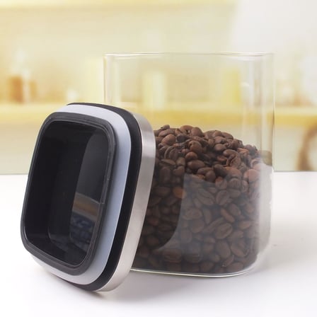 700ml Sızdırmaz Vakumlu Metal Kapaklı Borosilikat Cam Kavanoz – Hava Geçirmez &amp; Dayanıklı Gıda Saklama Kabı (10cm x 13cm)