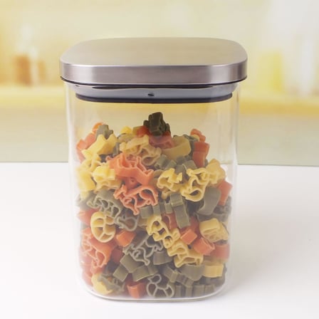 700ml Sızdırmaz Vakumlu Metal Kapaklı Borosilikat Cam Kavanoz – Hava Geçirmez &amp; Dayanıklı Gıda Saklama Kabı (10cm x 13cm)