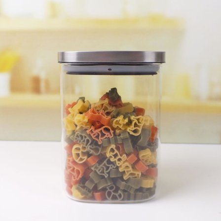 700ml Sızdırmaz Vakumlu Metal Kapaklı Borosilikat Cam Kavanoz – Hava Geçirmez &amp; Dayanıklı Gıda Saklama Kabı (10cm x 13cm)