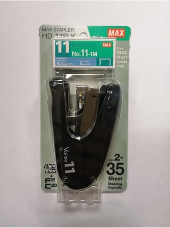 MAX VAIMO 11 HD-11FLK Siyah Zımba Makinesi