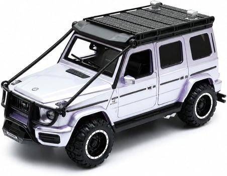 Sürtmeli Sesli ve Işıklı Jeep Oyuncak Araba, Kapıları Açılan Arazi Aracı Modeli, Büyük Tekerlekli Off Road Oyuncak Jeep, Çocuklar İçin Gerçekçi Oyuncak Araba VRD10716 (LİLA)