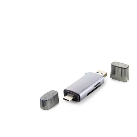 Evimdeyokyok HDX7031 Card Reader USB 3.0 + Type-C All In One Gri