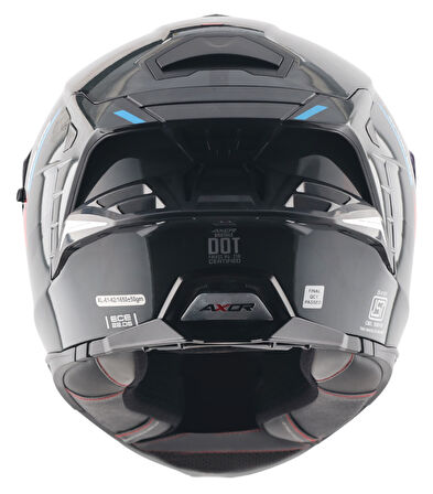 Brutale Kryptic Kask Black Blue - Pinlock Dahil