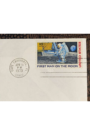 USA AMERİKA FDC 1970 APOLLO 13 LAUNCH İLK GÜN ZARFI