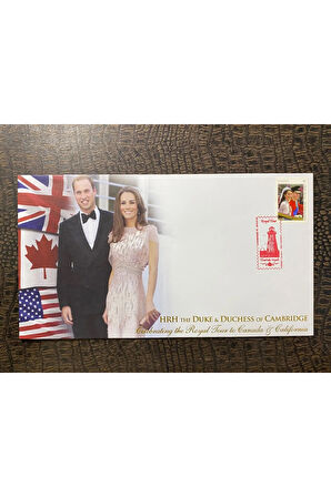 2011 İngiltere Kraliyet HRH THE DUKE & DUCHESS OF CAMBRİDGE Celebrating the Royal Tour to Canada an