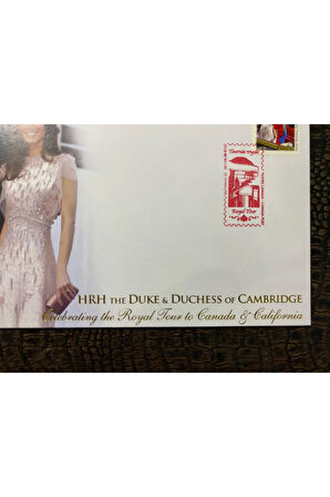 2011 İngiltere Kraliyet HRH THE DUKE & DUCHESS OF CAMBRİDGE Celebrating the Royal Tour to Canada an