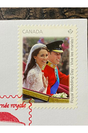 2011 İngiltere Kraliyet HRH THE DUKE & DUCHESS OF CAMBRİDGE Celebrating the Royal Tour to Canada an