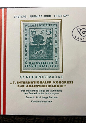 Österreich FDC AVUSTURYA 1986 Özel Pullu Özel Damgalı İlkgün Zarfı