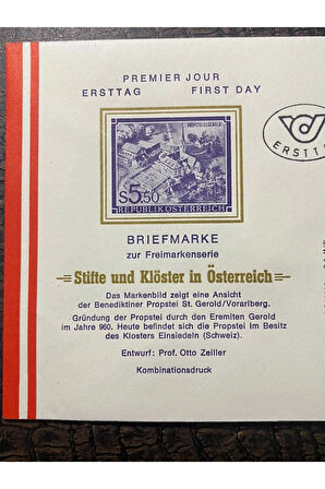 Österreich FDC AVUSTURYA 1986 Özel Pullu Özel Damgalı İlkgün Zarfı