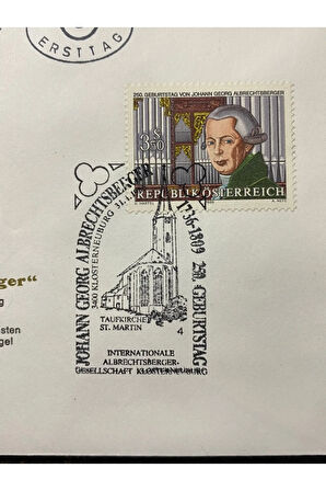 Österreich FDC AVUSTURYA 1986 Özel Pullu Özel Damgalı İlkgün Zarfı