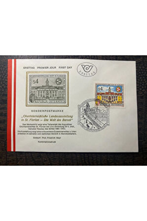 Österreich FDC AVUSTURYA 1986 Özel Pullu Özel Damgalı İlkgün Zarfı