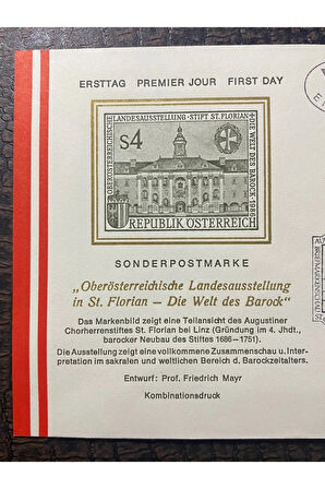 Österreich FDC AVUSTURYA 1986 Özel Pullu Özel Damgalı İlkgün Zarfı