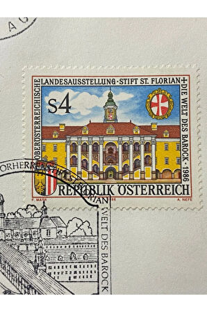Österreich FDC AVUSTURYA 1986 Özel Pullu Özel Damgalı İlkgün Zarfı