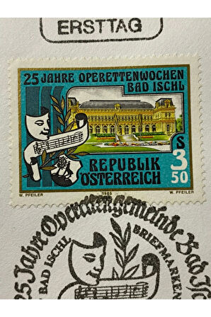 Österreich FDC AVUSTURYA 1985 Özel Pullu Özel Damgalı İlkgün Zarfı