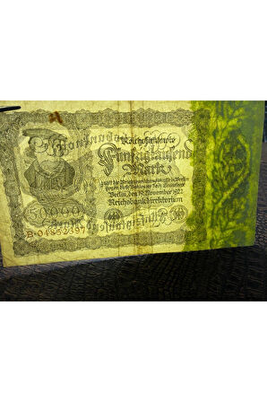 Almanya İmparatorluğu 50000 Mark Reichsbanknote Deutsches Reich 1908 TEMİZ - T (Fine F)