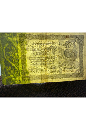Almanya İmparatorluğu 50000 Mark Reichsbanknote Deutsches Reich 1908 TEMİZ - T (Fine F)