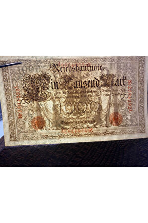 Almanya İmparatorluğu 1000 Mark Reichsbanknote Deutsches Reich 1910 ÇİL (Uncirculated UNC)