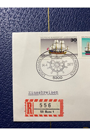 ALMANYA İLK GÜN DAMGALI ZARF FÜR DİE JUGEND TAM SERİ 1991 BONN FDC DEUTSCHLAND BRD TAAHÜTLÜ