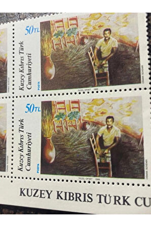KKTC - KUZEY KIBRIS TÜRK CUMHURİYETİ SANAT TABLOLAR TEMALI KUZEY KIBRIS 220 - Osman Güvenir'in "San