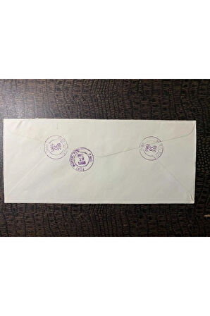USA Amerikan Pullu 1965 Yılında Taahhütlü Postadan geçmiş varış damgalı boş Zarf US REGİSTERED MAİL
