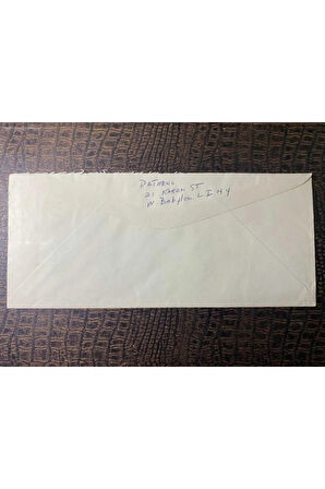 USA Amerikan Pullu 1965 Yılında Taahhütlü Postadan geçmiş varış damgalı Uçak Postası boş Zarf US RE