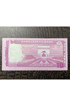 BANGLADEŞ 10 Taka BANGLADESH 2012 - (10/10)- ÇİL ( UNC)