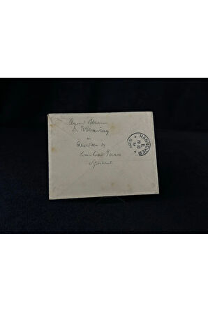 Deutsches Reich 1894 yılında Alman İmparatorluğu döneminde postadan geçmiş Zarf Reichspost 10 Pfenn