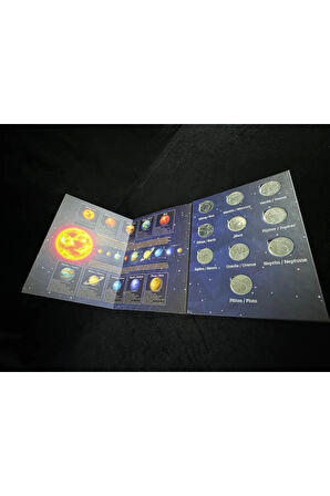 2022 YILI ÖZEL BASIM Darphane Özel Albümünde Güneş Sistemi Hatıra Para Seti