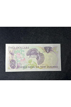 KRALİÇE ElİSABET II YENİ ZELENDA 2 DOLAR P 170b SERİ END NO 962118 UNC ÇİL