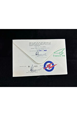 1976 Kiev Akrobatic Uçuş Dünya Şampiyonası FDC Izlak İmzalı Limitli 293'den 23. İlk Gün Zarfı