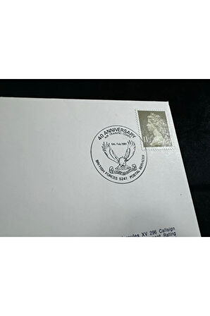 1981 İngiltere FDC İlk Gün Zarfı Hava Eğitim Kolordusu'nun Kuruluşunun 40. Yıldönümü 5 Şubat 1941