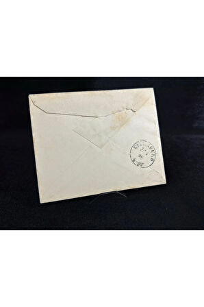 1885 Alman İmparatorluğu Dönemi Deutsches Reich 10 Pfennig Kuruş Pullu Zarf