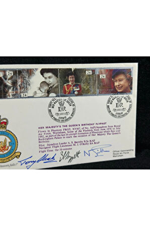 İngiltere Kraliyet Hava Kuvvetleri Filoları İlk Gün Zarfı 1992 The Squadrons of the Royal Air Force