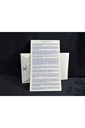 1991 İngiltere Kraliyet Hava Kuvvetleri RAF Royal Airforce FDC 3x Islak İmzalı Özel Gün Damgalı Lim