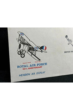 1970 İngiltere Kraliyet Hava Kuvvetleri Royal Air Force FDC Limited First RAF Air Display at Hendon