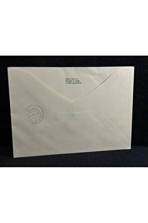 1976 Lufthansa Airmail Aerophilately Paraguay Almanya İlk Gün Zarfı FDC taahhütlü Uçak Postası