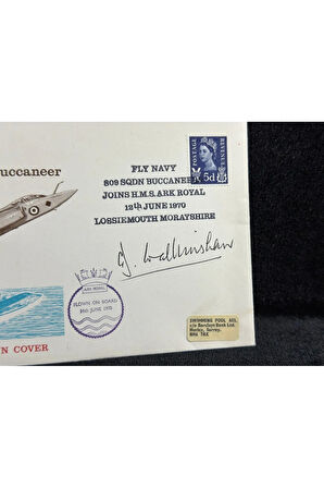 1981 İngiltere Kraliyet Hava Kuvvetleri RAF HMS Ark Royal, 809 Squadron Buccaneer ROYAL AİR FORCE