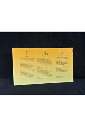 1999 Kanada Tavşan Yılı İlk Gün Zarfı Canada 1999 Year of the Rabbit official FDC