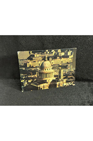 1982 yılından Fransa Kartpostal Paris Le Dome du Pantheon Özel Gün Damgalı Pullu