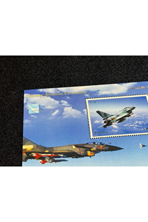 Guyana - 2010 - Chinese Aviation Centenary - Souvenir Sheet - MNH ROYAL AIR FORCE Savaş Uçak Temal