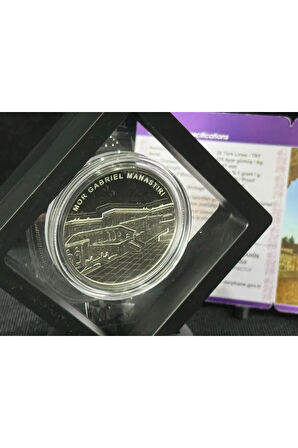 Mor Gabriel Manastırı Hatıra Parası Gümüş Sertifkalı Gümüş Hatıra Parası Standlı