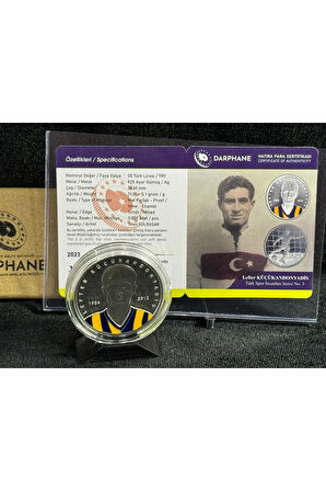 Lefter Küçükandonyadis Türk Spor İnsanları Serisi No:3 Gümüş Hatıra Para