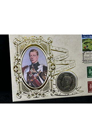 BENHAM İngiltere King Edward VIII Kral VIII. Edward'ın Saltanatı 1996 Numiscover Paralı Zarf Limit