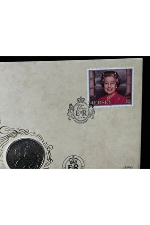 BENHAM İngiltere Queen Elisabeth II 70. Doğum Günü 1996 Jersey Numiscover Paralı Limitli Zarf