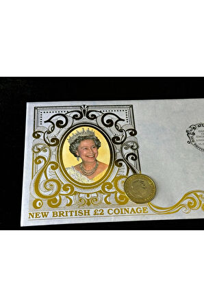 NUMİSCOVER 1992 Queen Elisabeth II. Tahttaki 40. Yıl Dönümü Alderney Paralı İlk Gün Zarfı FDCC Limi