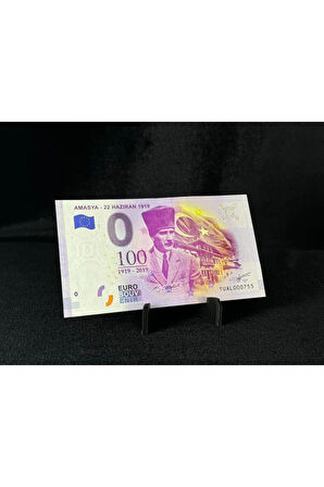 ATATÜRK Kongre Serisi Hatıra Para Fantazi 0 Euro Para Seti (5 ADET) HEPSİ AYNI SERİ NUMARA SET ÇİL