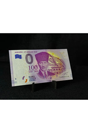 ATATÜRK Kongre Serisi Hatıra Para Fantazi 0 Euro Para Seti (5 ADET) HEPSİ AYNI SERİ NUMARA SET ÇİL