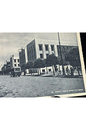 İtalya US39 postcard Italy Forli viale XXVIII Ottobre 1939