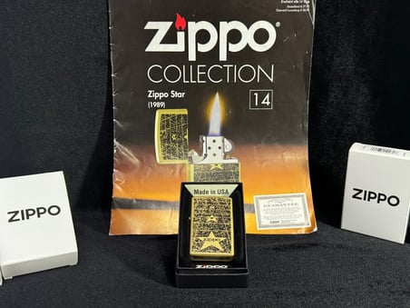Orijinal Zippo 2015 Hollywood Walk of Fame Stars Dergisi ile birlikte Gönderilecek