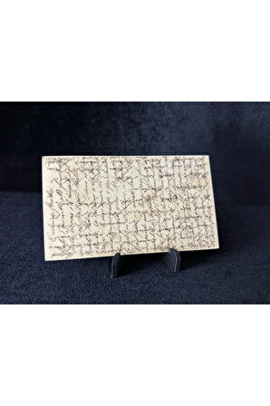 İtalya Antiye 1891 yıllından postadan geçmiş Cartolina Postale Dieci Centesimi 10 Cent Kendinden Pu